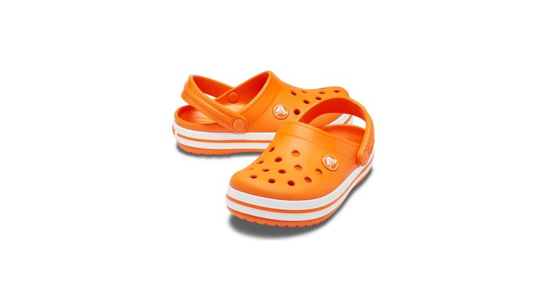 Kids cheap orange crocs