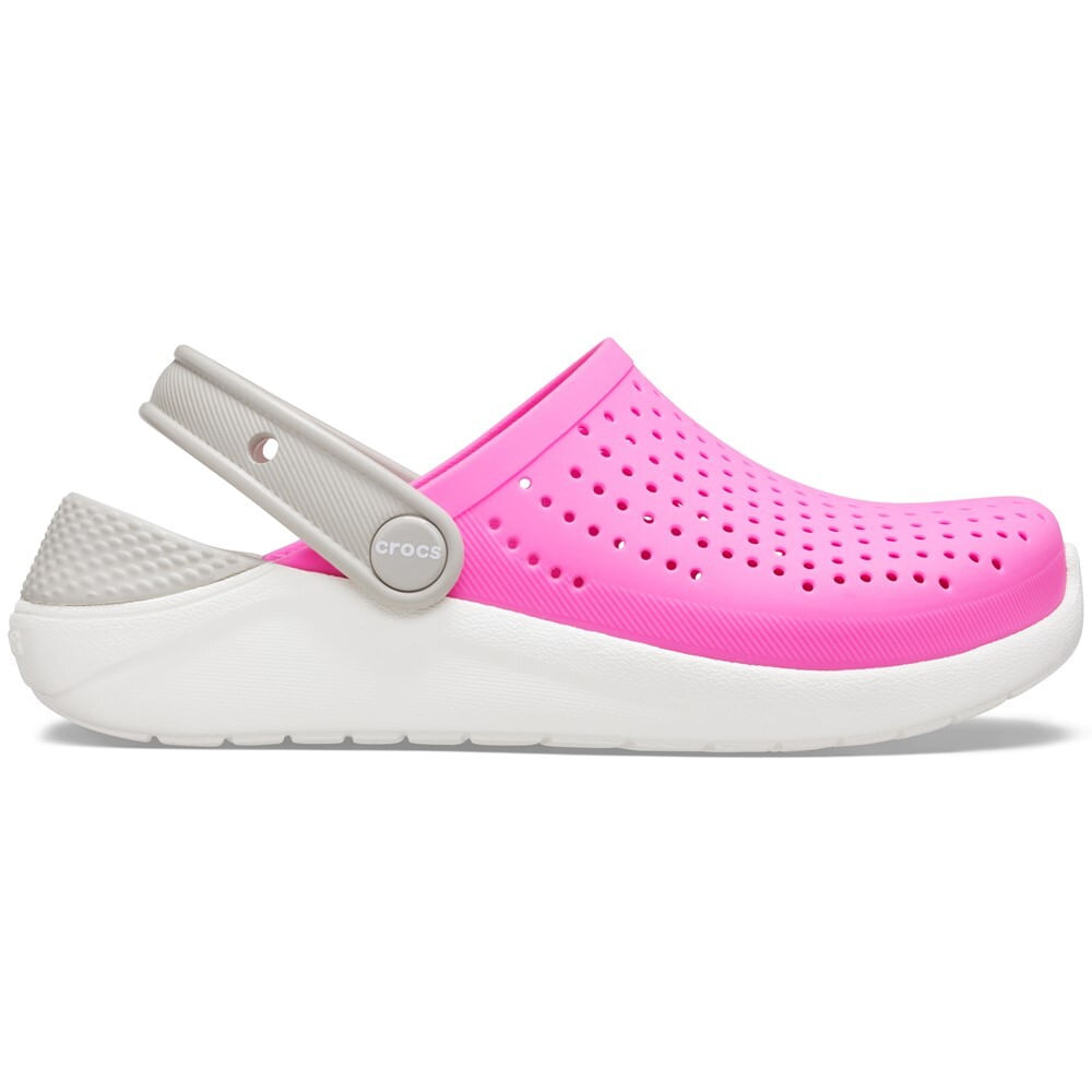 Sandália Crocs LiteRide™ Clog Infanto Juvenil ELECTRIC PINK/WHITE 32