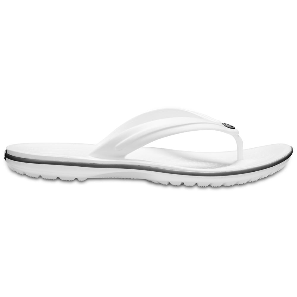 Chinelo Crocs Crocband Flip WHITE 37