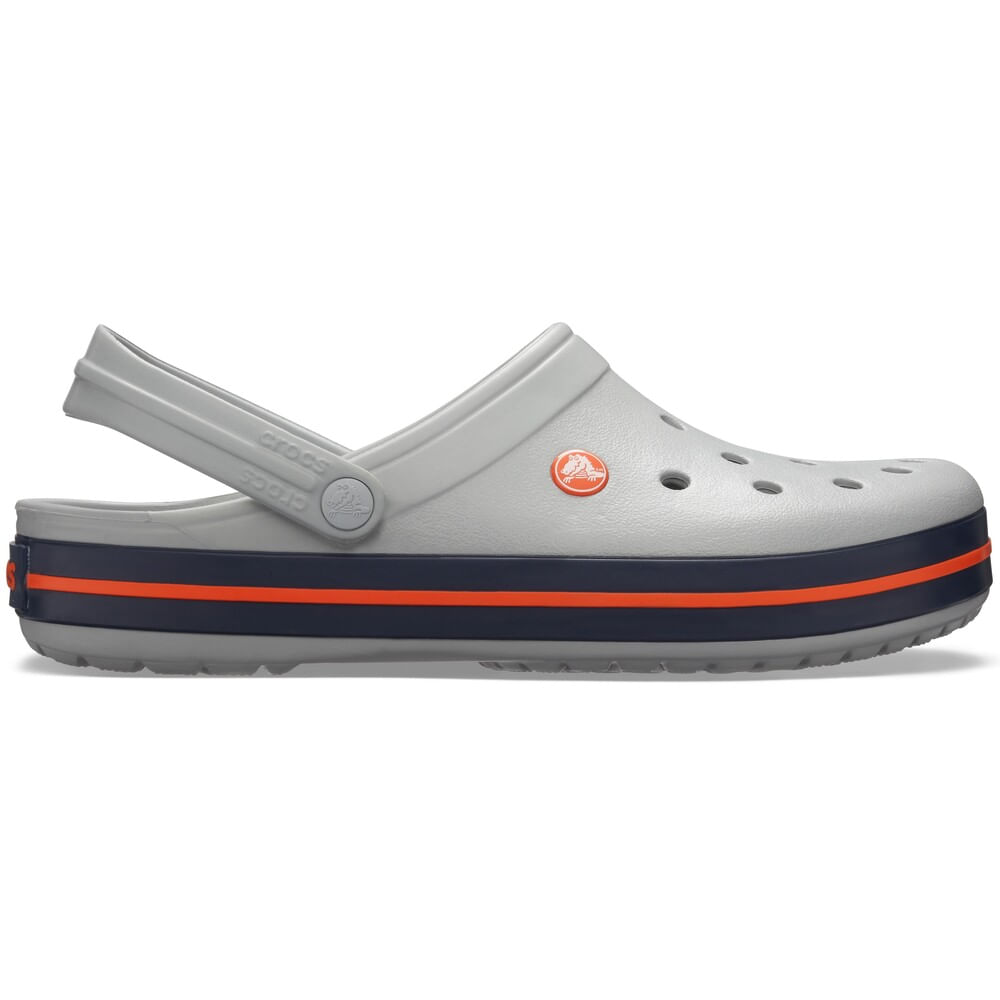 Sandália Crocs Crocband™ Clog LIGHT GREY/NAVY 40