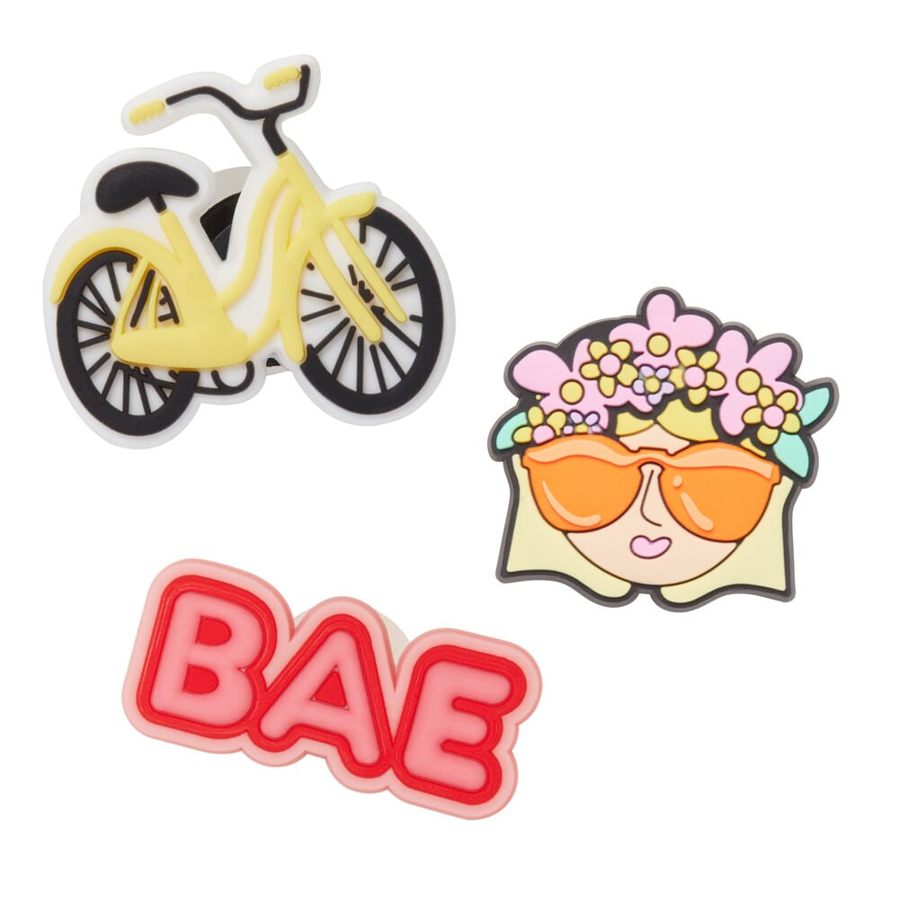 Jibbitz™ Beach Bae Pack com 3 Peças UNICA