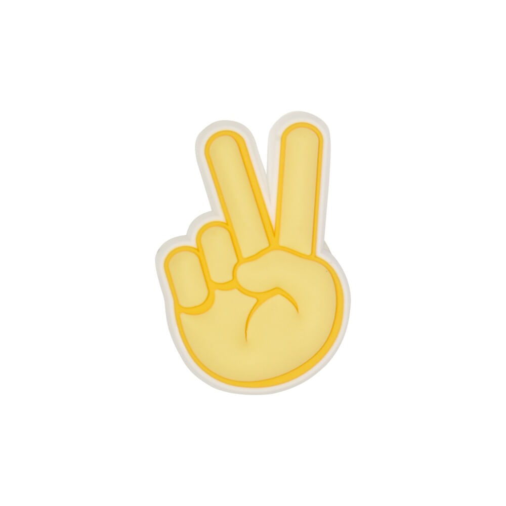 Jibbitz™ Mão Sinal da Paz UNICO