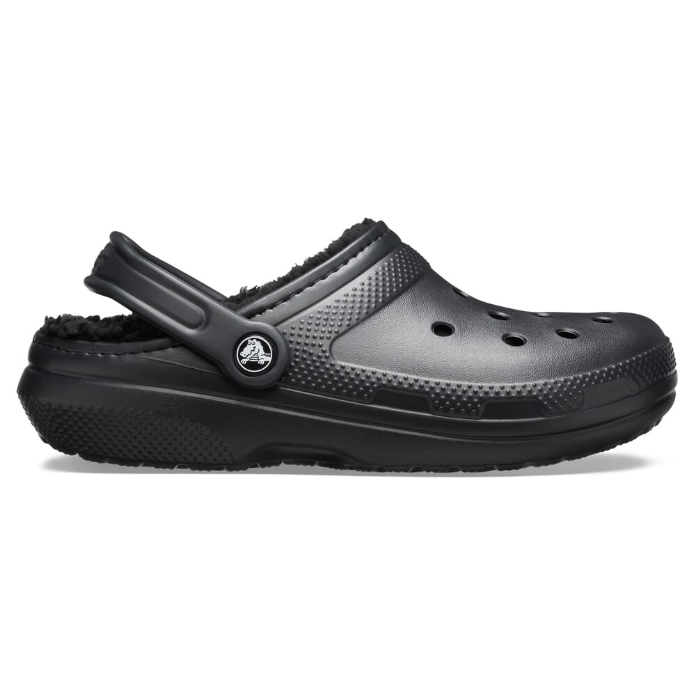 Sandália Crocs Classic Lined Clog BLACK/BLACK 36