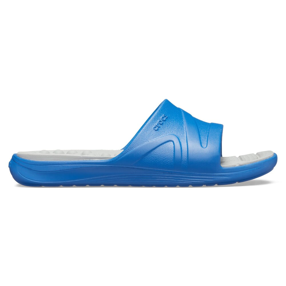 Chinelo Crocs Reviva Slide BLUE JEAN/LIGHT GREY 37