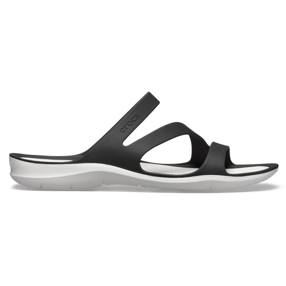 Sandália Crocs Swiftwater BLACK/WHITE 33