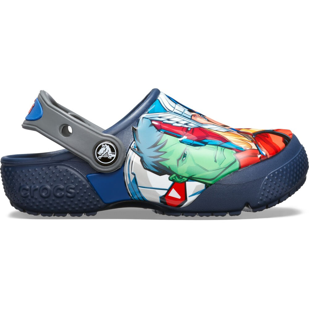 Sandália Crocs FunLab Marvel Multi Infanto Juvenil NAVY 23