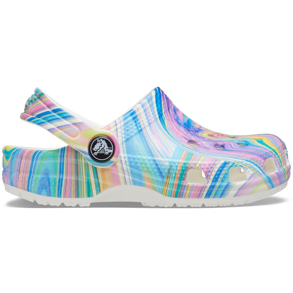 Sandália Crocs Classic Clog Out of This World II Infanto Juvenil MULTI/WHITE 22