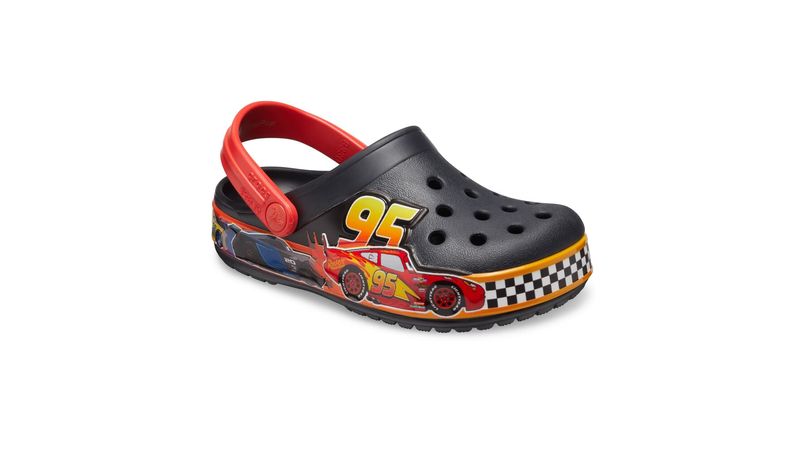 Sand lia Crocs FunLab Disney E Pixar Carros Infanto Juvenil Black