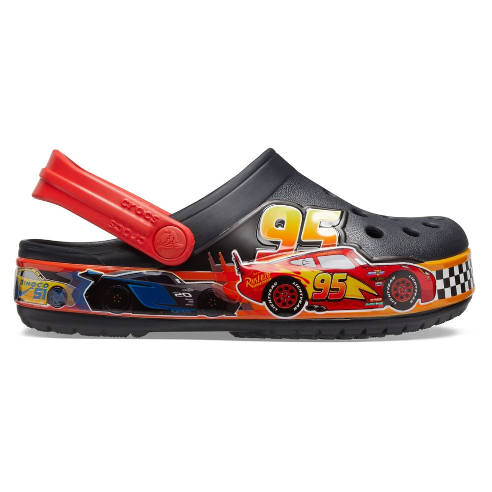 Sandália Crocs FunLab Disney e Pixar Carros Infanto Juvenil BLACK 23