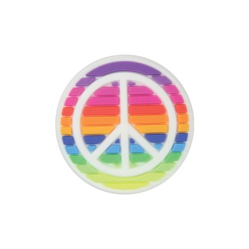 Jibbitz™ Símbolo Da Paz Em Arco Íris