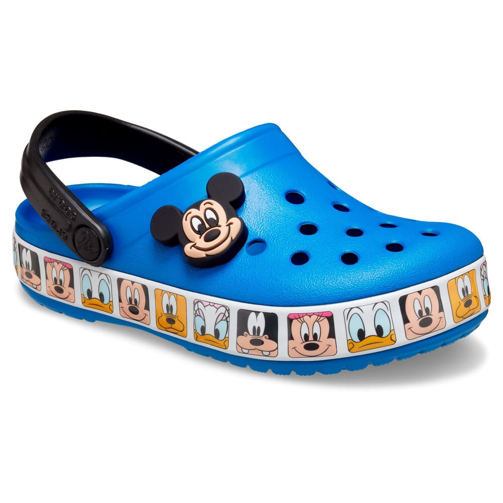 Sandália crocs best sale lights mickey infantil