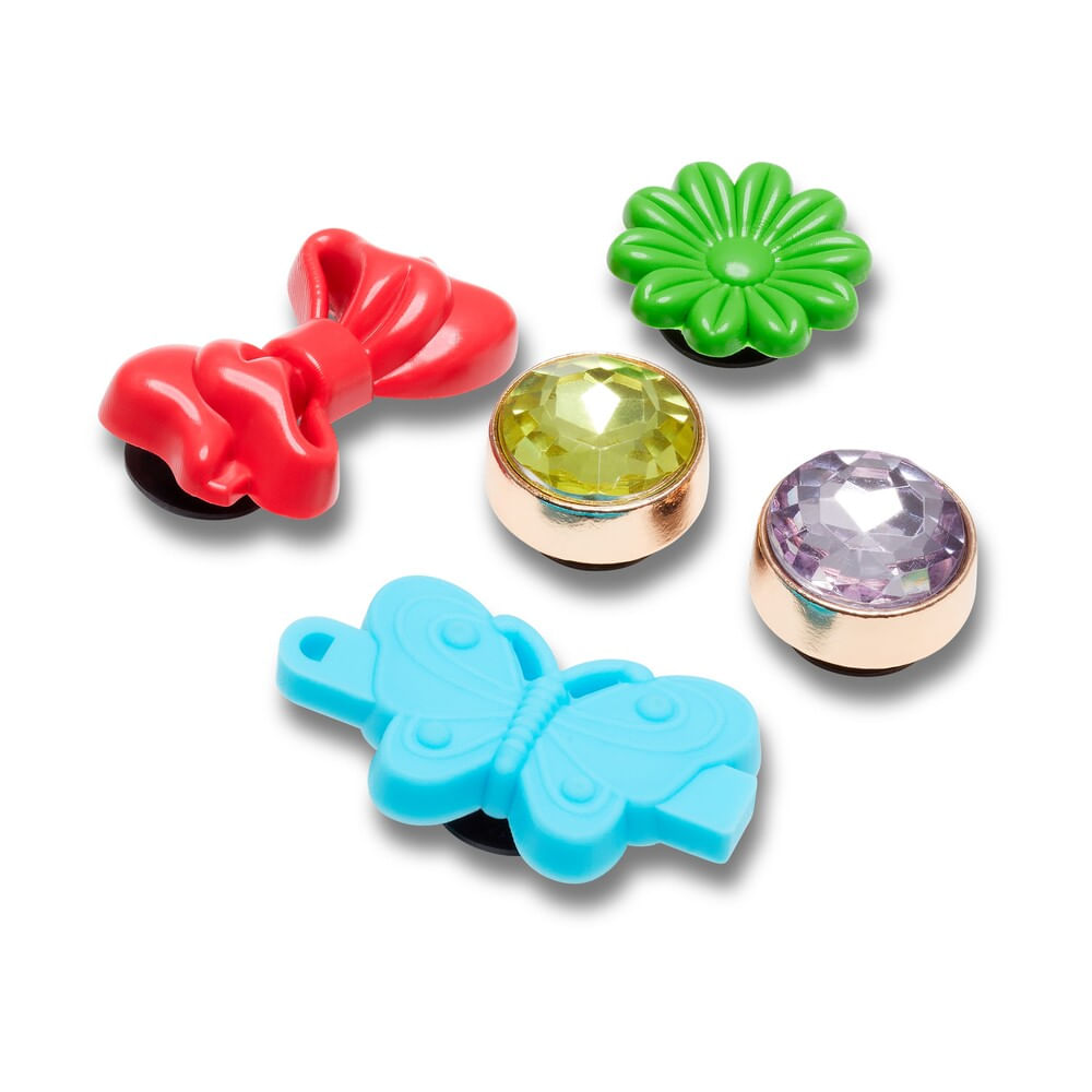 Jibbitz™ Barrett and Gem Pack com 5 Peças UNICO