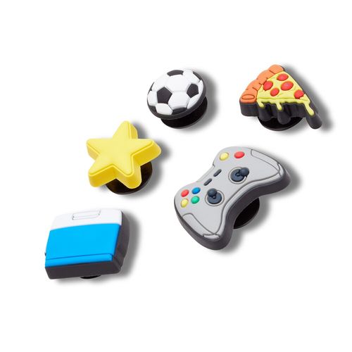 Jibbitz™ Crocs Soccer All Star - Embalagem com 5 unidades