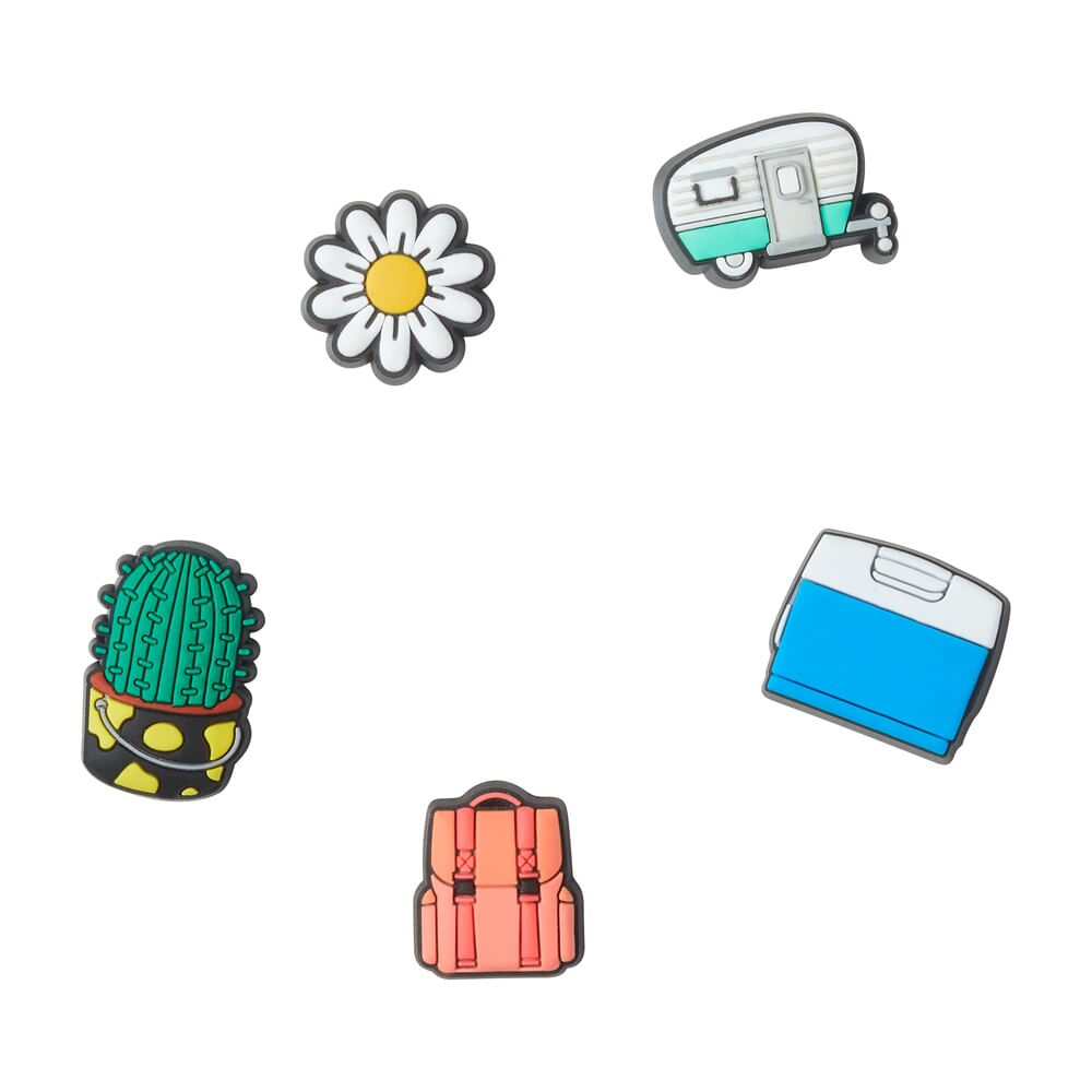Jibbitz™ Camping Girl Pack com 5 Peças UNICO