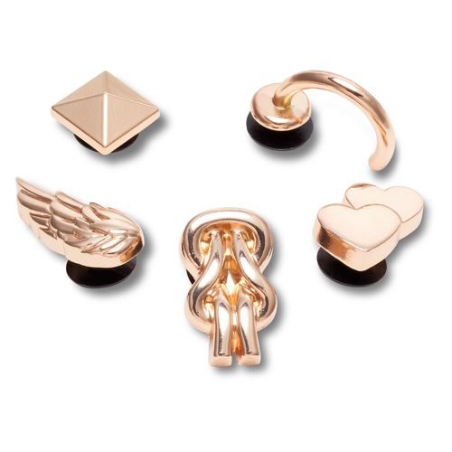 Jibbitz™ Gold Gurl Elevado Pack com 5 Peças