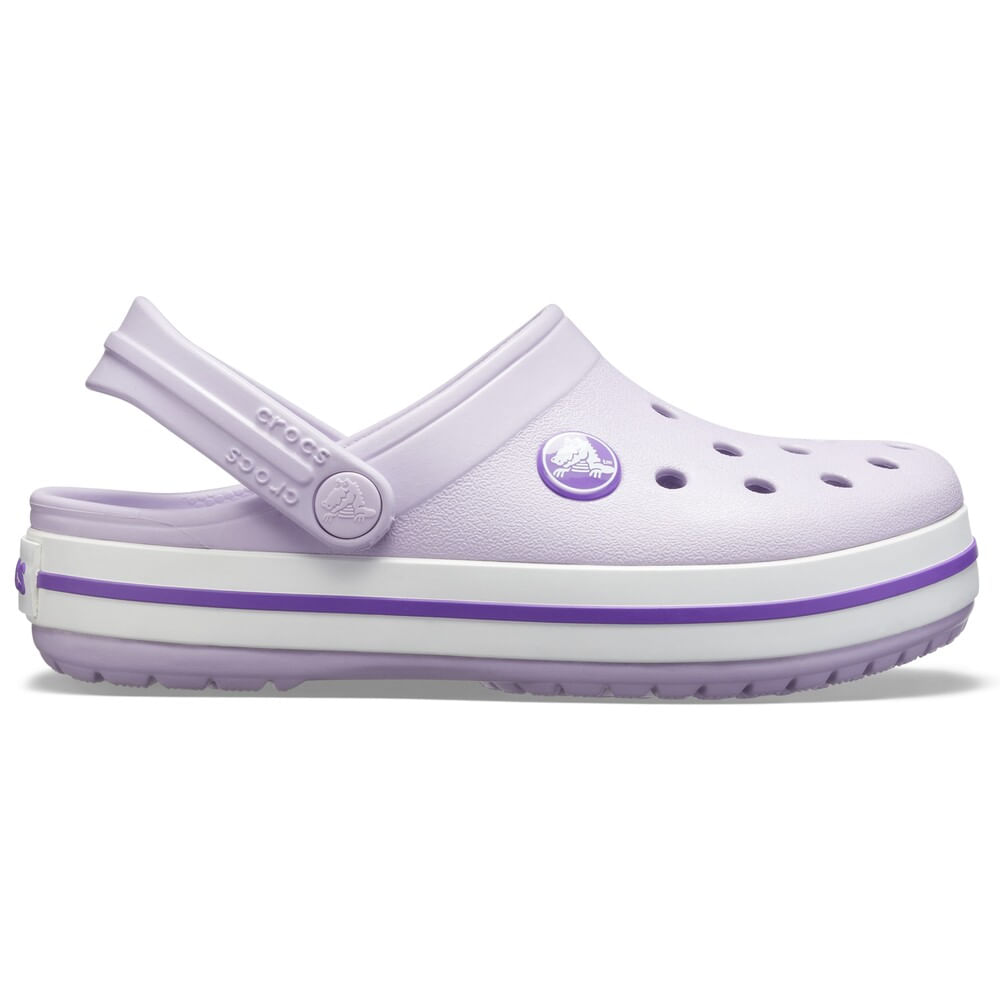 Sandália Crocs Crocband Clog Kids Lavender/Neon Purple 22