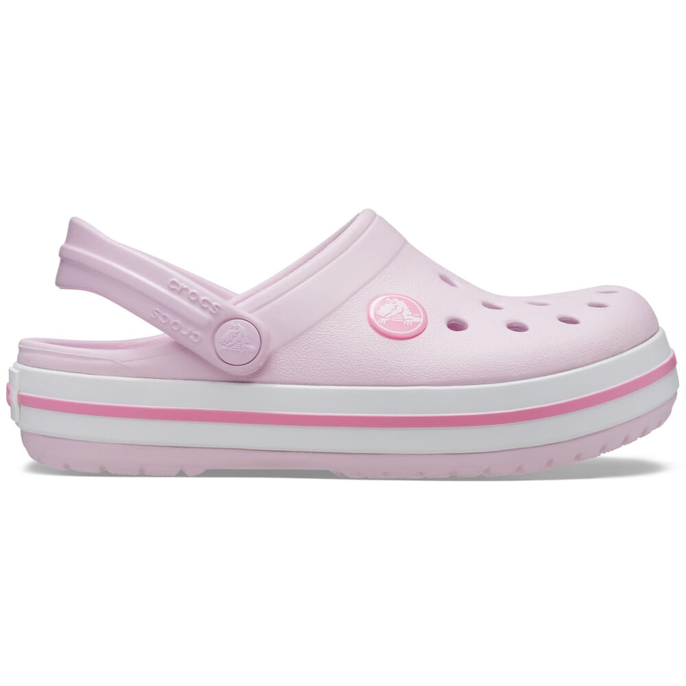 Sandália Crocs Crocband Clog Juvenil Ballerina Pink 29