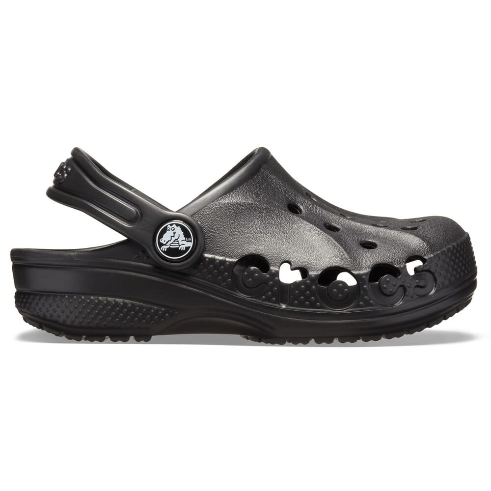 Sandália Crocs Baya Clog Juvenil Black 30