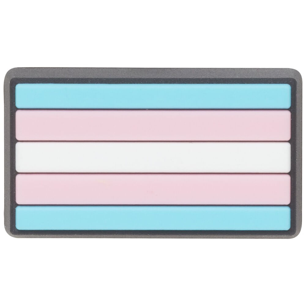 Jibbitz™ Bandeira Transgênero Único
