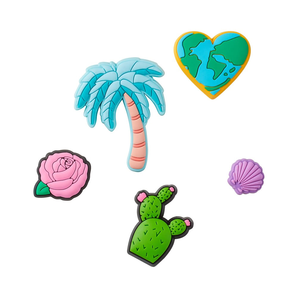 Jibbitz™ Tropical Luv Pack com 5 Peças Unico