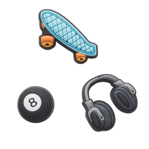 Jibbitz™ SK8 Dude Pack com 3 Peças