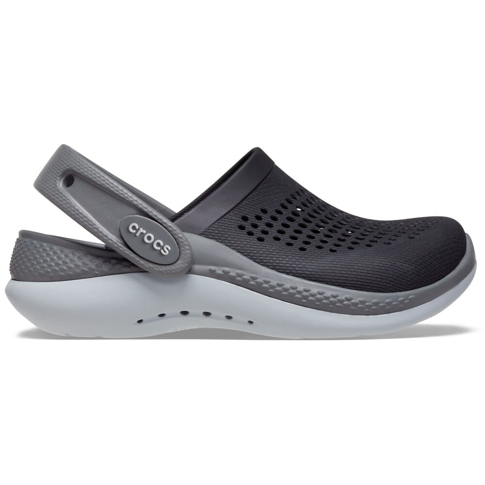 Sandália Crocs LiteRide 360 Infantil BLACK/SLATE GREY 24
