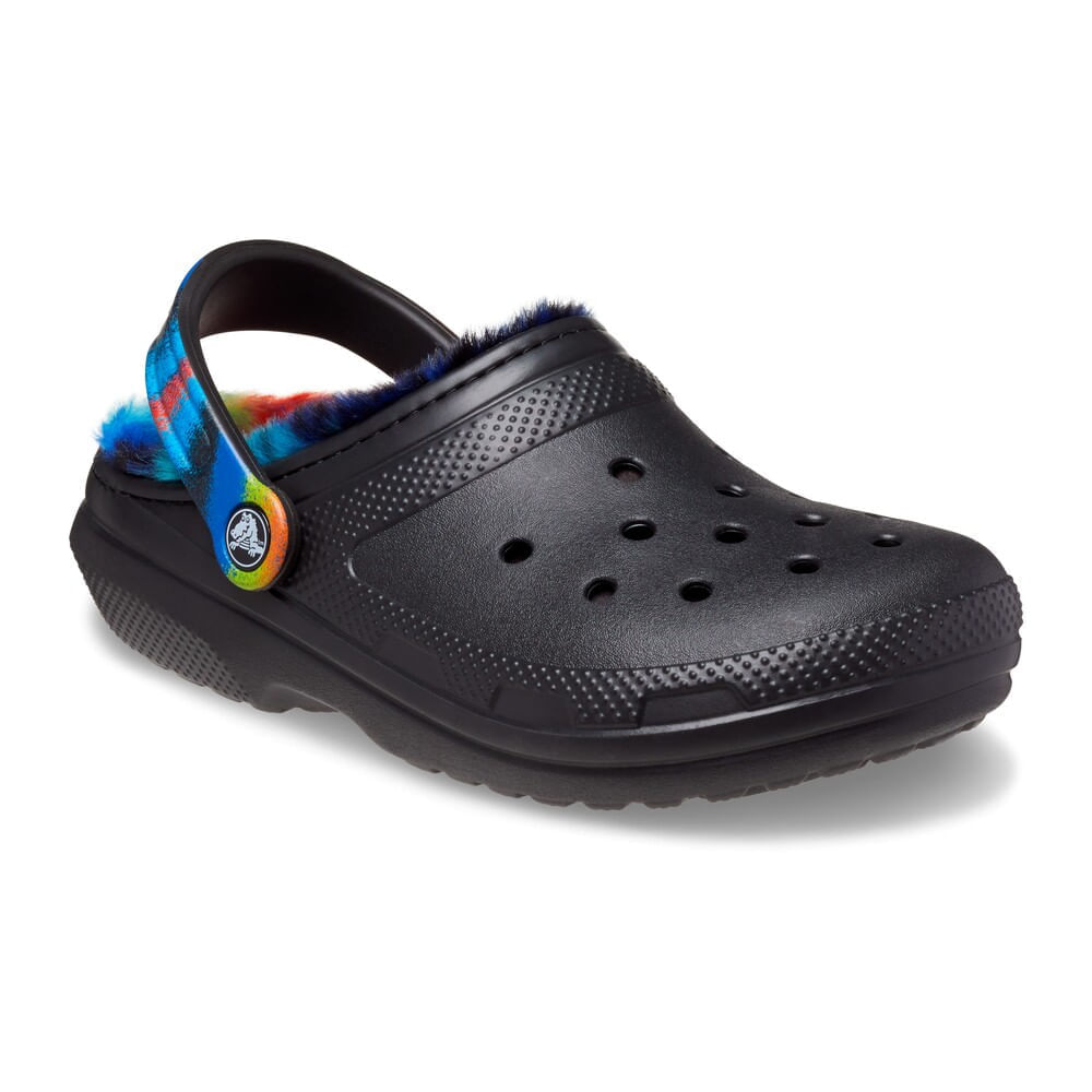 Sandália Crocs Classic Lined Spray Dye Clog BLACK/MULTI