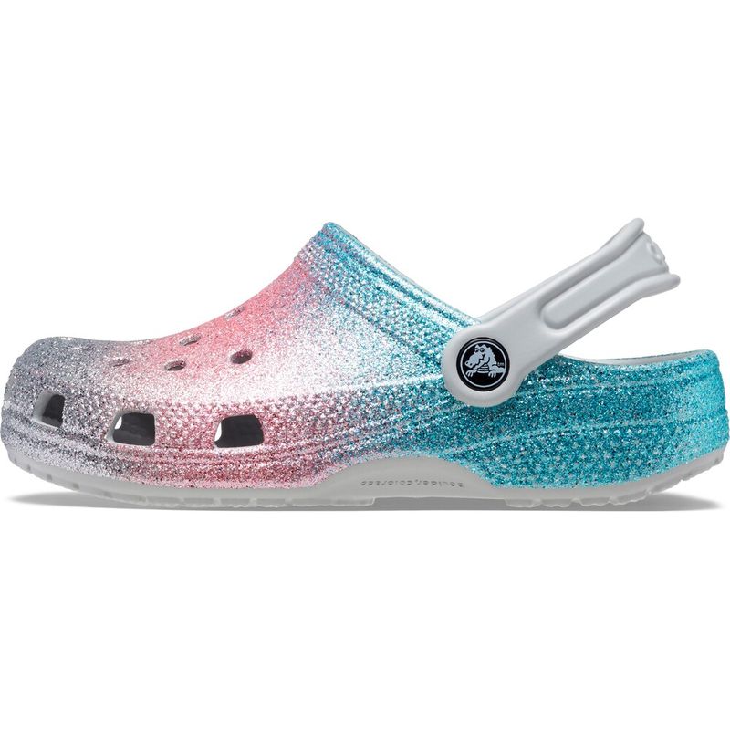 Sandália Crocs Classic Glitter Clog Juvenil SHIMMER/MULTI
