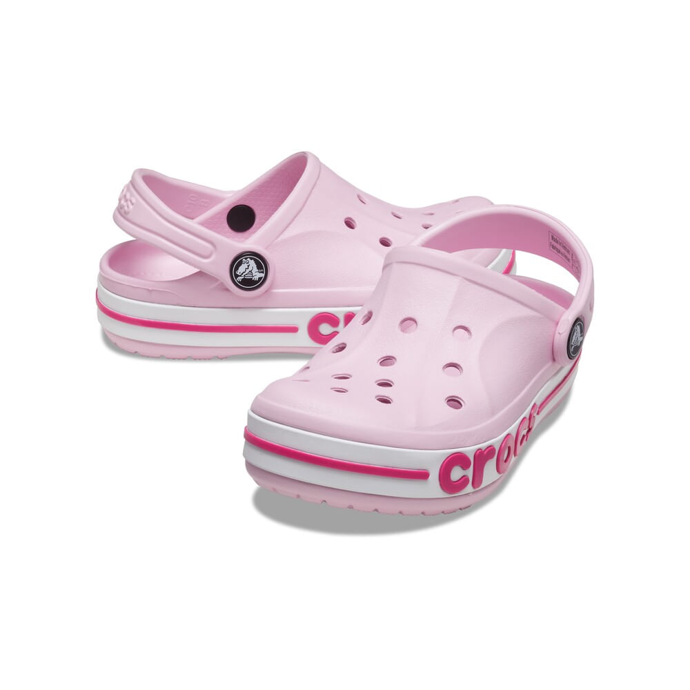 Sandália Crocs Bayaband Clog Juvenil BALLERINA PINK/CANDY PINK