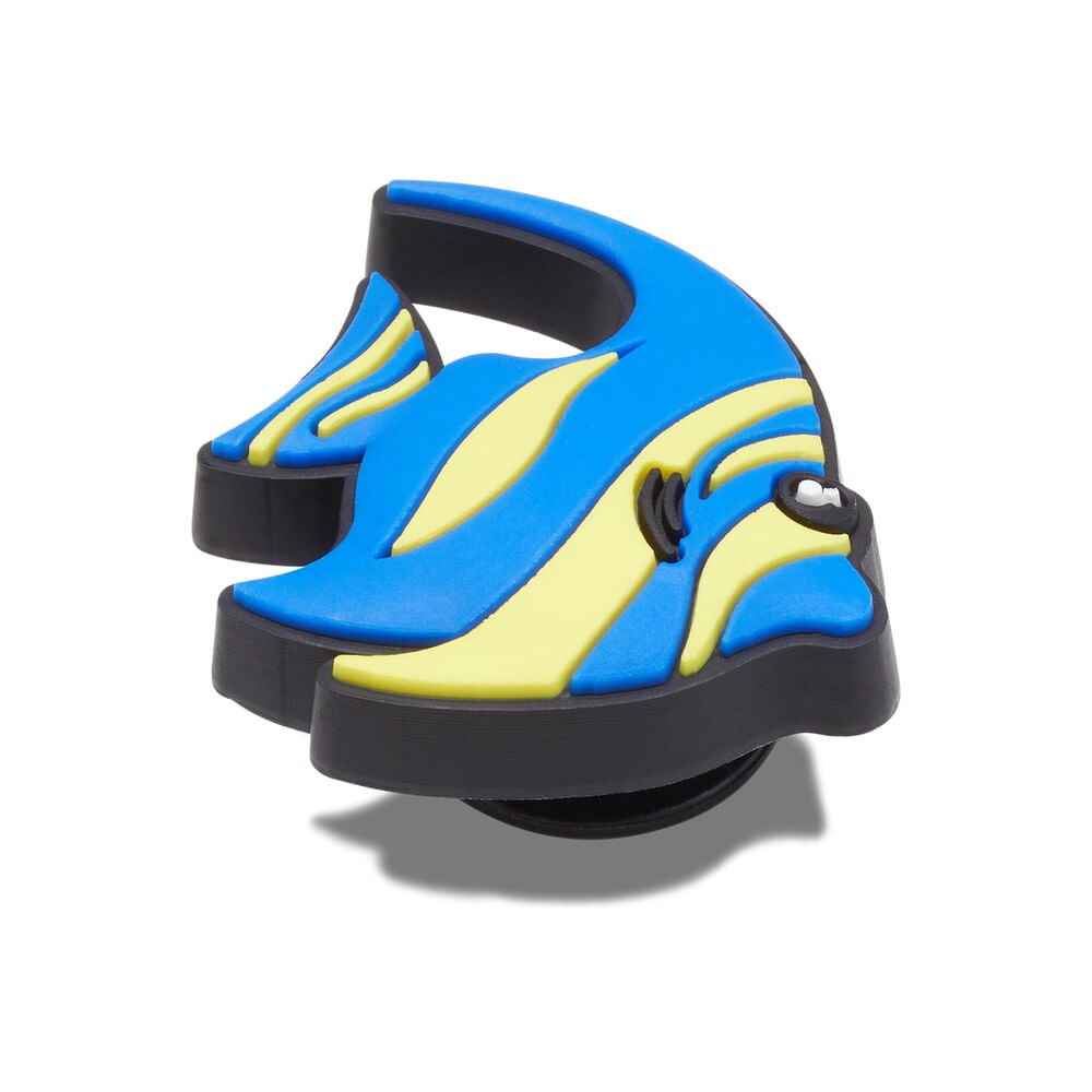 Jibbitz™ Peixe Anjo Amarelo Listrado Unico