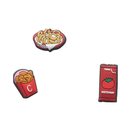 Jibbitz™ Frituras Pack com 3 Peças