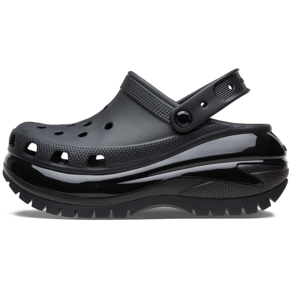 Sandália Crocs Classic Mega Crush Clog BLACK