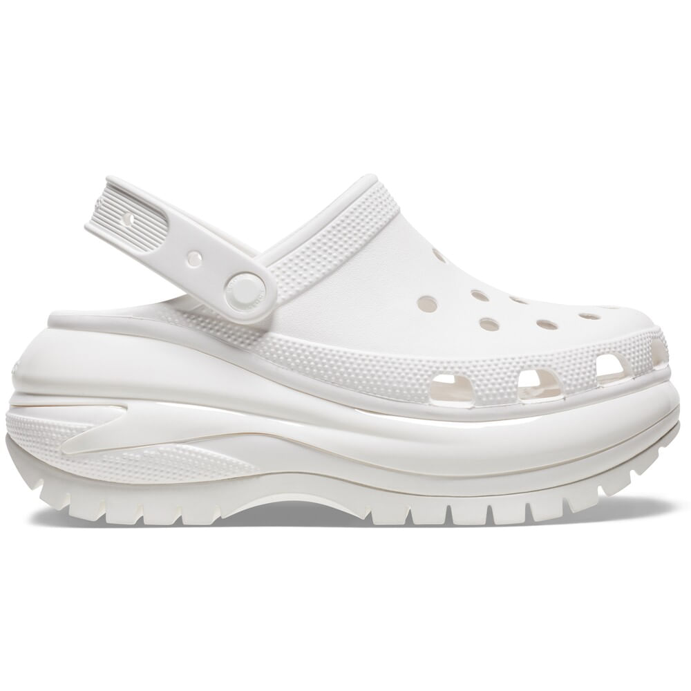 Sandália Crocs Classic Mega Crush Clog WHITE 38