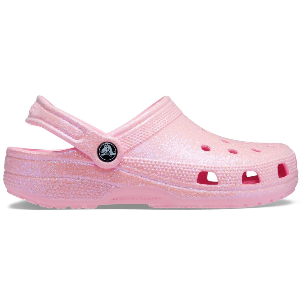 Sandália Crocs Classic Glitter Clog FLAMINGO 34