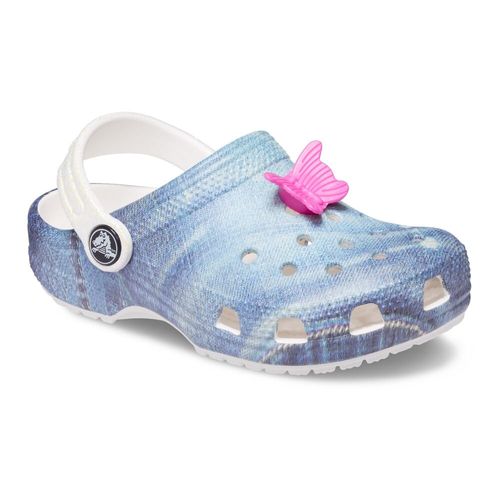 Sandália Crocs Classic Denim Clog Infantil