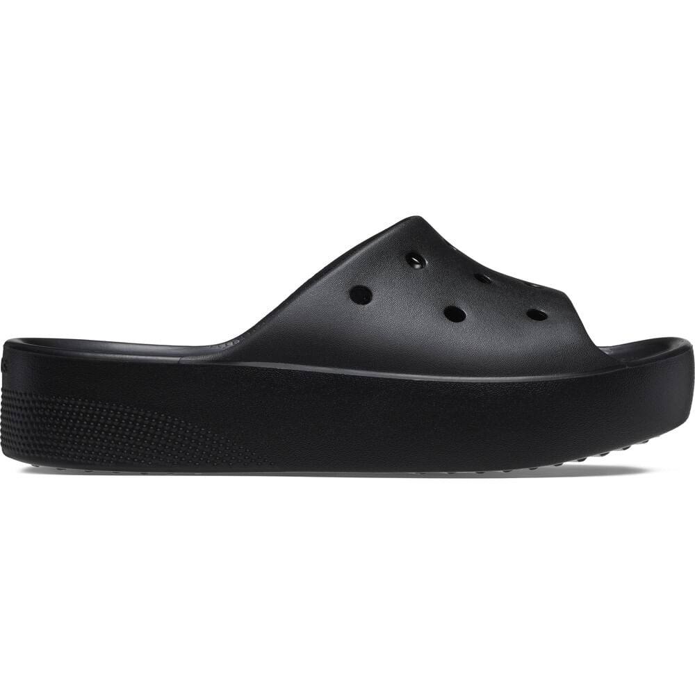 Chinelo Crocs Classic Platform Slide BLACK 38
