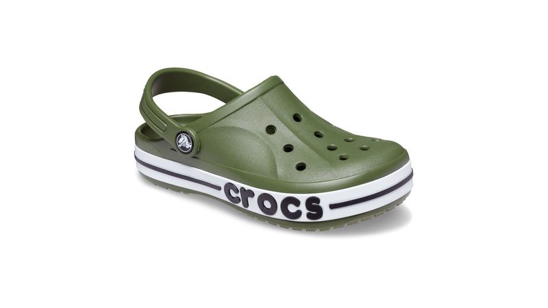 Sandália Crocs Bayaband Clog Infantil ARMY GREEN