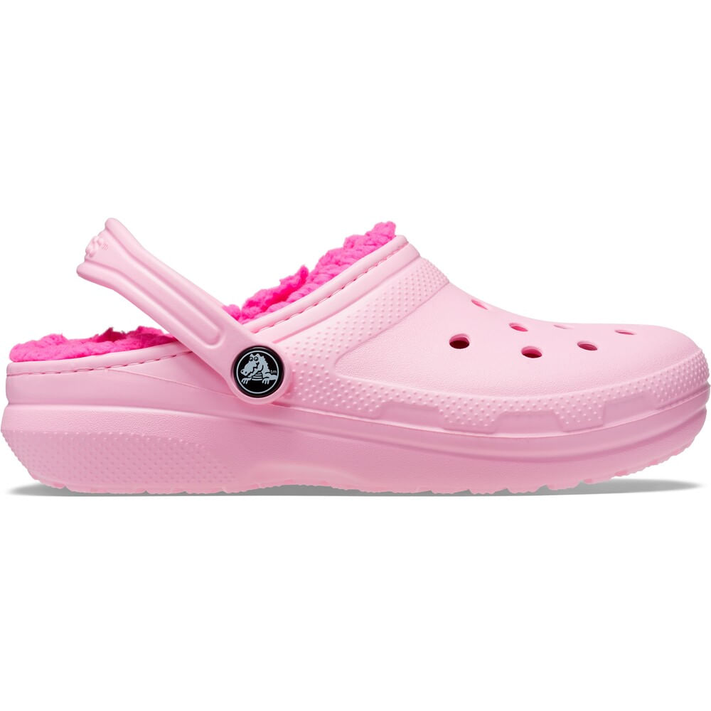 Sandália Crocs Classic Lined Clog Infantil FLAMINGO 22