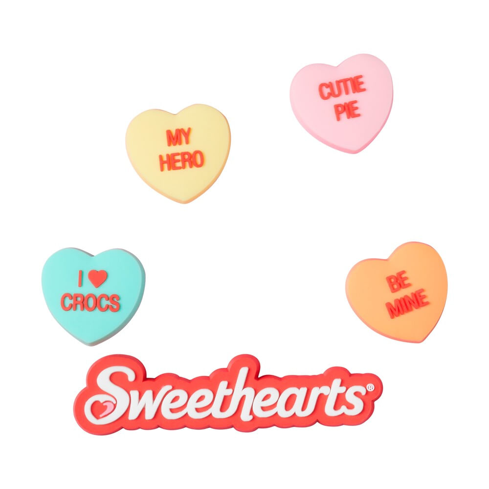 Jibbitz™ Sweethearts Pack com 5 Peças UNICO