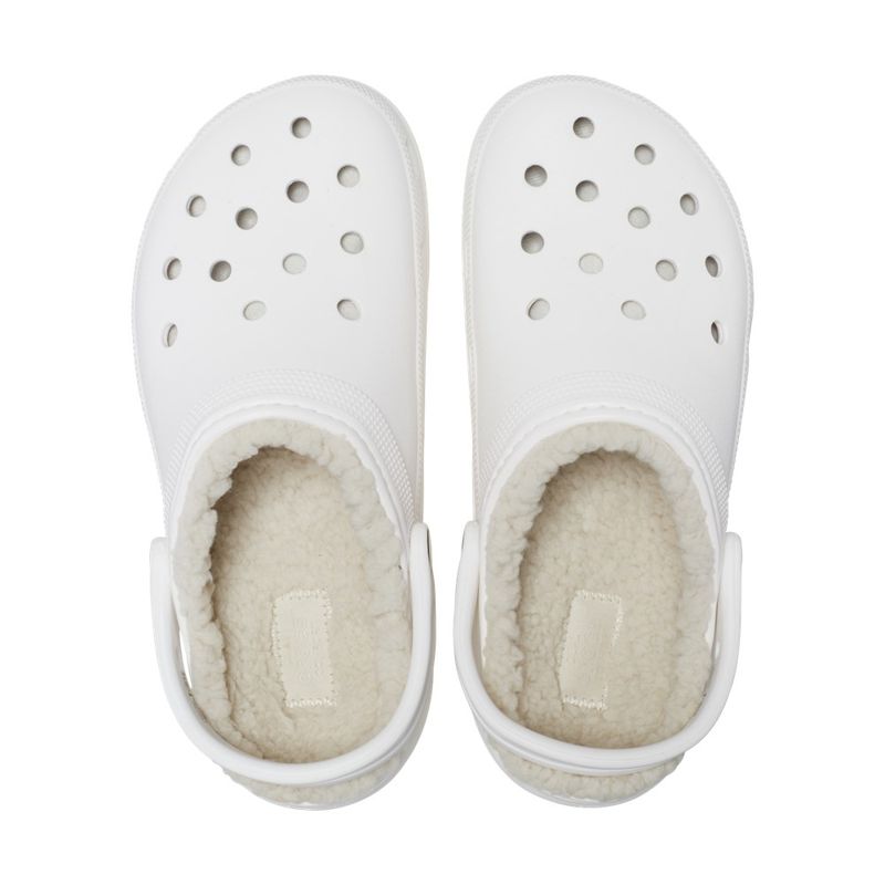 Sandália Crocs Classic Platform Lined Clog WHITE