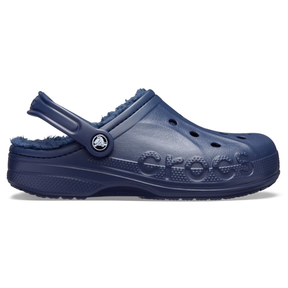 Sandália Crocs Baya Lined Clog NAVY/NAVY 41