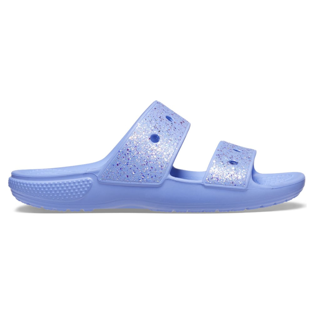 Sandália Crocs Classic Glitter Sandal Juvenil MOON JELLY 29