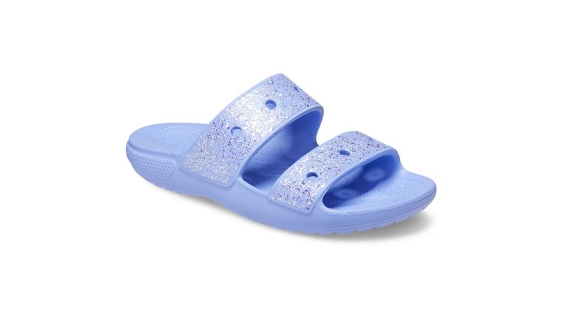 Sandália Crocs Classic Glitter Sandal Juvenil MOON JELLY