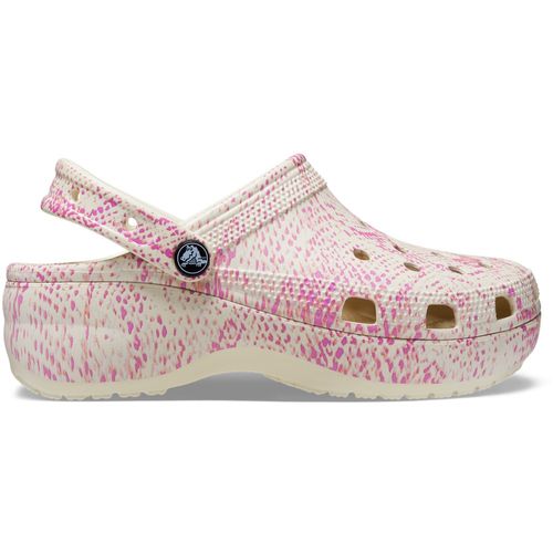 Sandália Crocs Classic Platform Snake Print Clog