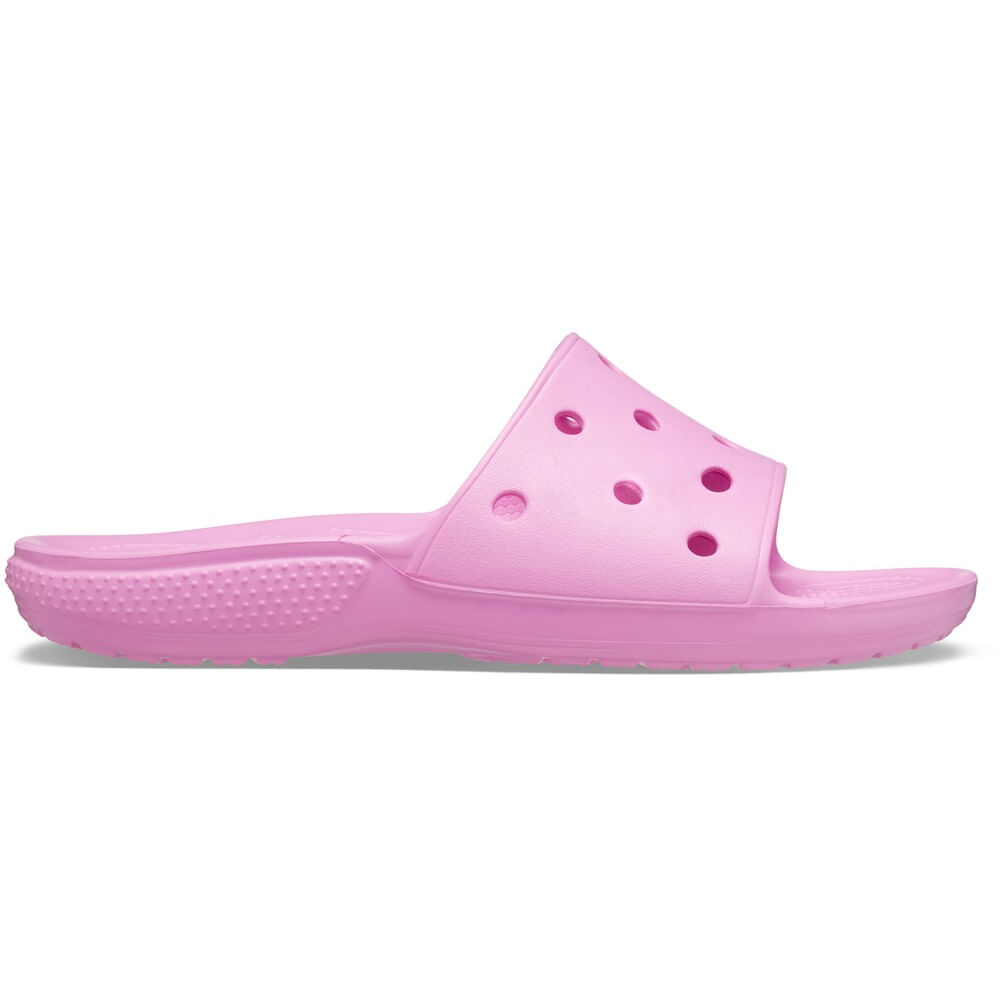 Chinelo Crocs Classic Slide Taffy Pink 35