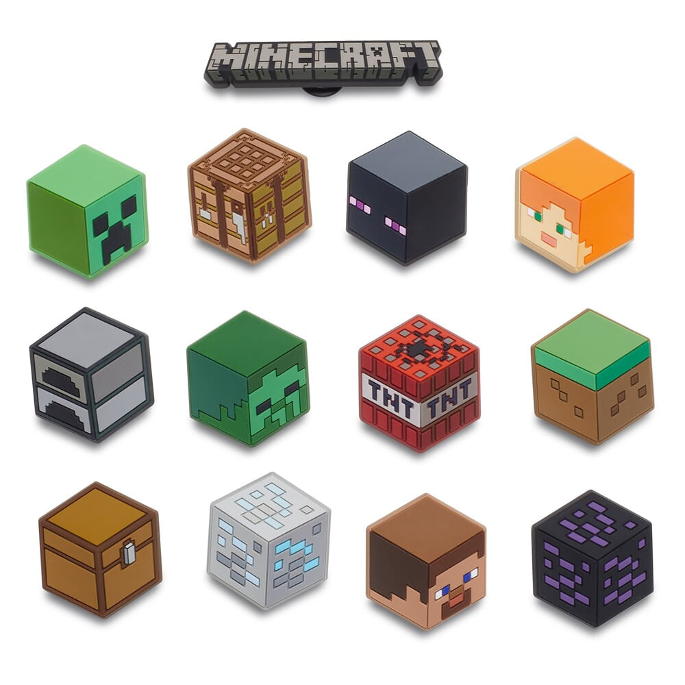 Jibbitz™ Minecraft Pack com 13 Peças Unico