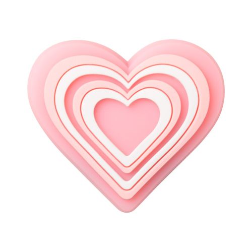 Jibbitz™ Coração Rosa