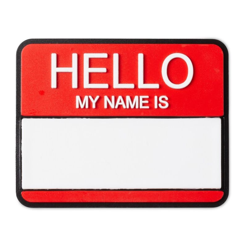 Jibbitz™ Hello My Name Is Unico