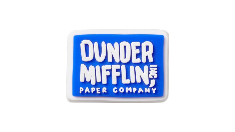 Jibbitz The Office Dunder Mifflin Logo Unico