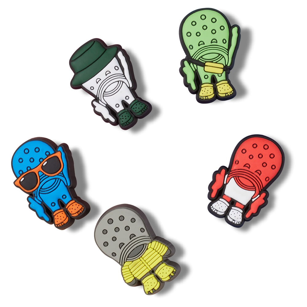 Jibbitz™ Pequeno Classic Roupas Pack com 5 Peças Unico